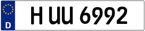 Truck License Plate